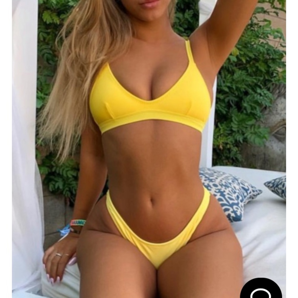 White Fox Boutique Yellow Bikini